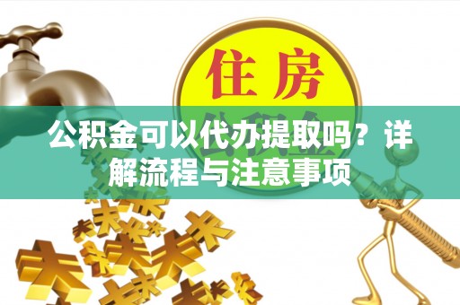 宁国公积金可以代办提取吗？详解流程与注意事项