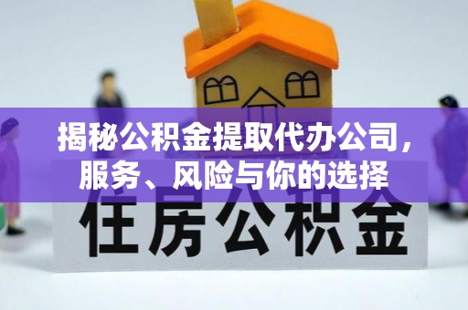 宁国揭秘公积金提取代办公司，服务、风险与你的选择