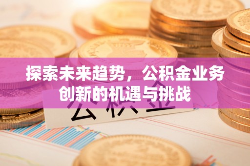 宁国探索未来趋势，公积金业务创新的机遇与挑战